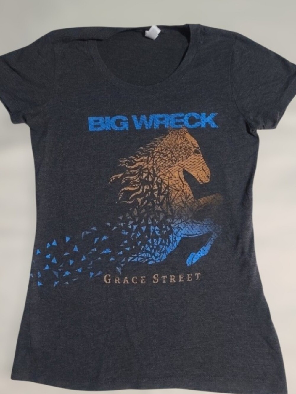 Big Wreck Grace Street Album Concert Tour T-Shirt Charcoal Grey Sz Sm